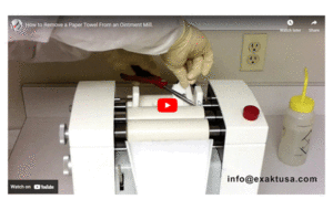 Removing Paper towel from EXAKT Classic 50